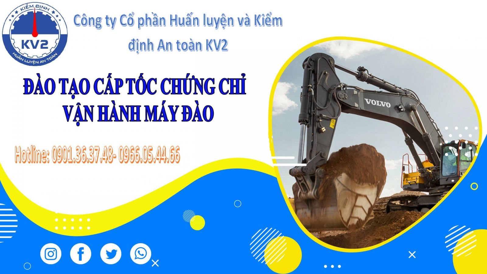 Tuyển sinh khóa đào tạo nghề vận hành máy đào