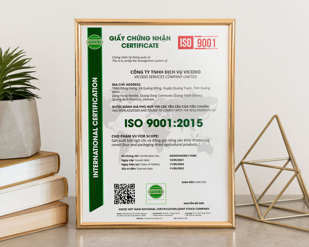 Cấp giấy chứng nhận ISO 9001