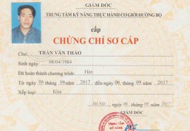 Chứng Chỉ Hàn